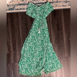 Vici PALOS VERDES STRAPLESS TIE MAXI DRESS in Medium, new without tags